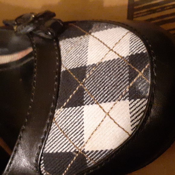BURBERRY LEATHER NOVA CHECK PUMPS 39 - Picture 14 of 16